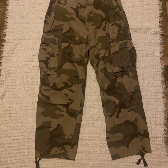 Men’s Arizona Camo Cargo Pants Size 36x32 - Picture 3 of 11